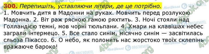 ГДЗ Українська мова 10 клас сторінка 300